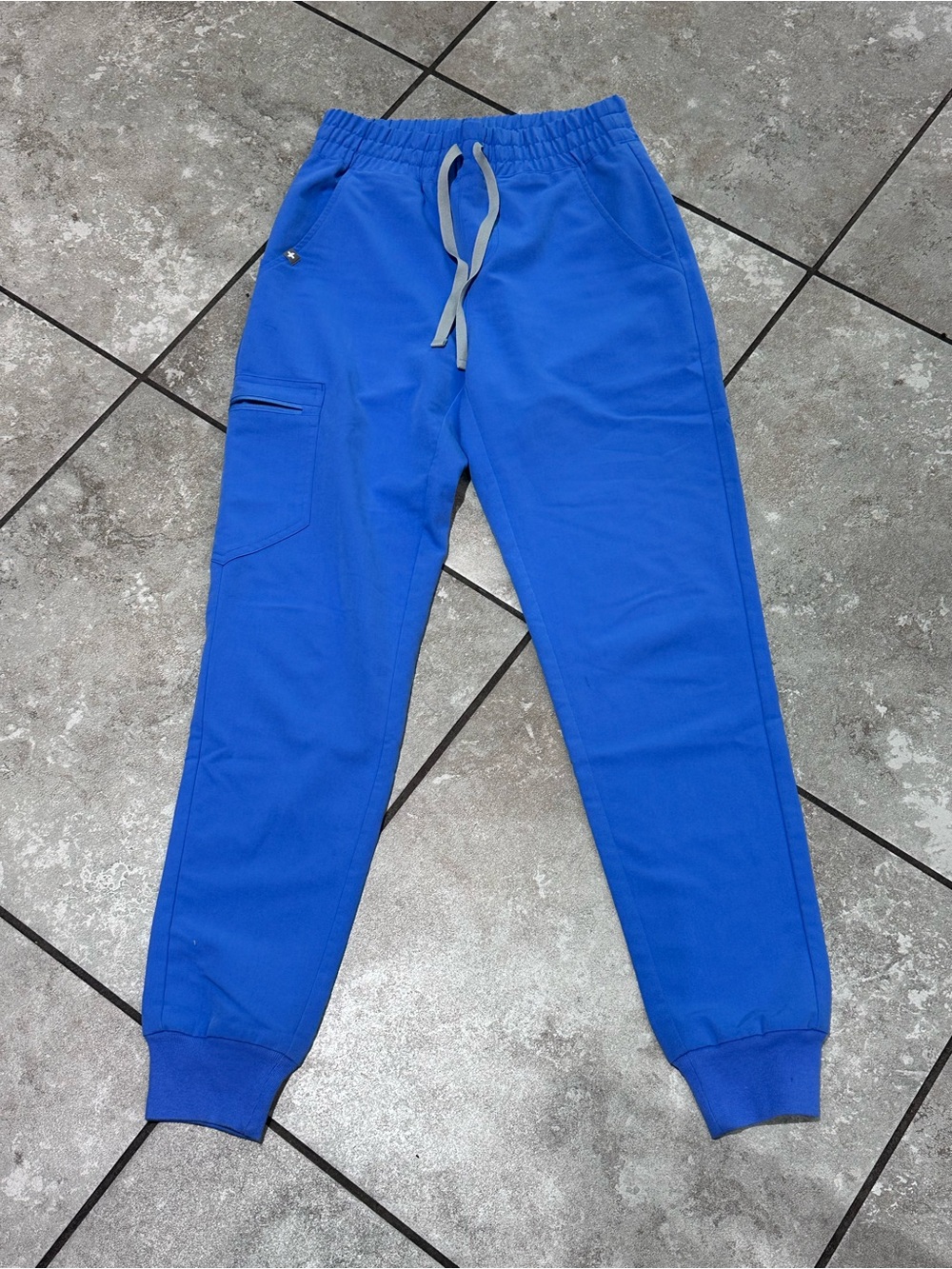 Figs jogger scrub pants blue xxs